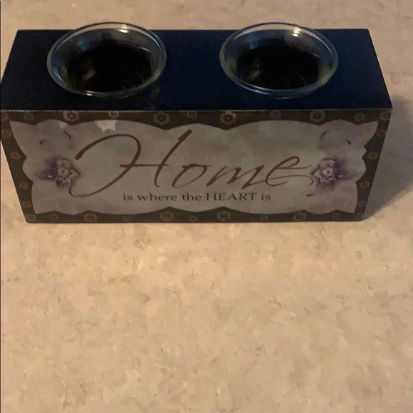 Home is where the Heart is Candle holder - Picture 1 of 3